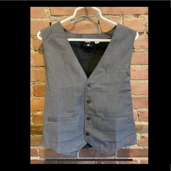 BDG charcoal grey mens vest - Picture 1 of 7